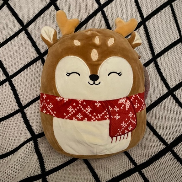 Squishmallows Other - 8” Canadian Christmas Dawn the Deer Squishmallows